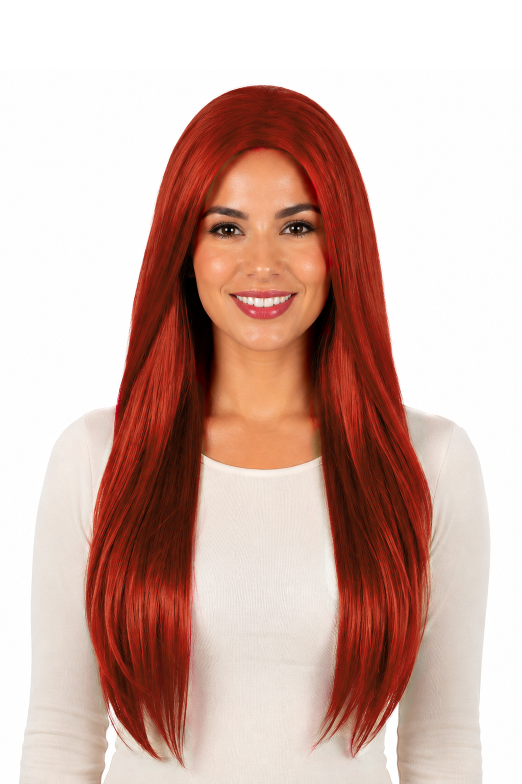 PARRUCCA ROSSA CON CODINI POP STAR